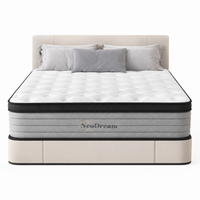 King Size Hybrid Mattress Built for Motion Isolation, Memory Foam, Pocket Springs, Edge Support