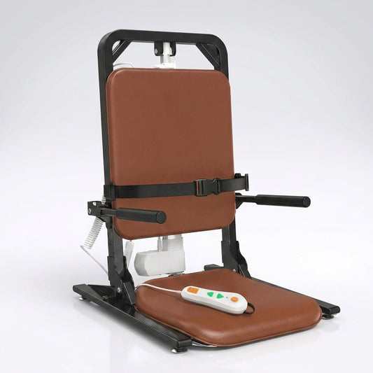 Electric Chair Lift, Stand up Independently from Floor, Support up to 440 LBS for Home/Care Center, Lift Elderly from Floor — Studio Shot