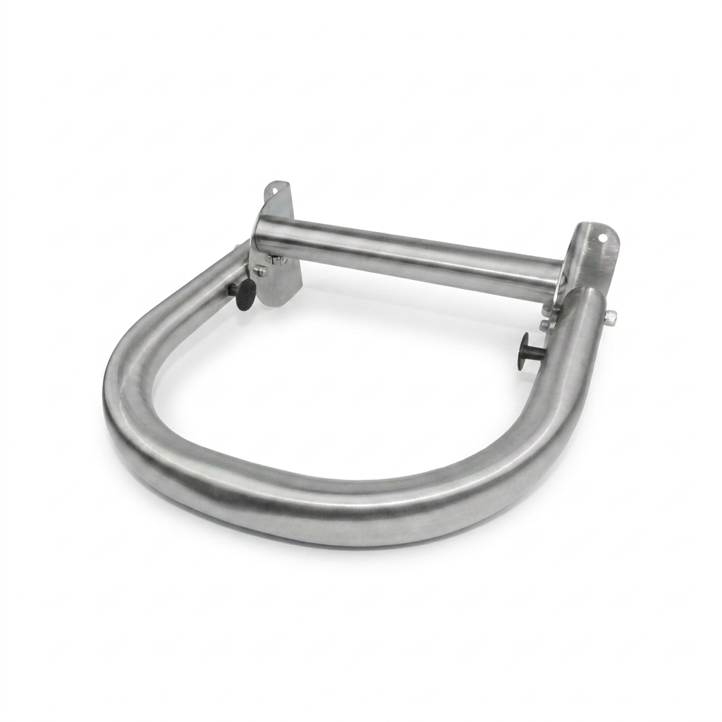 Extend-A-Hand Grab Bar Extension 12"X12"| Heavy-Duty Bathroom Safety Handrail, Non-Slip Stainless Steel Support Grab Bar for Elderly, Disabled & Injury Recovery. — Studio Shot