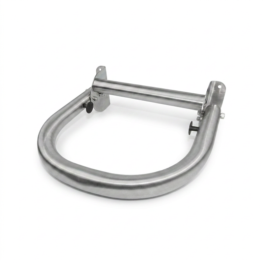 Extend-A-Hand Grab Bar Extension 12"X12"| Heavy-Duty Bathroom Safety Handrail, Non-Slip Stainless Steel Support Grab Bar for Elderly, Disabled & Injury Recovery. — Studio Shot