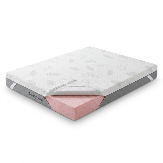 Full Size 3 Inch Mattress Topper Super, Thick Cooling Gel & Copper-Infused Memory Foam for College Dorm, Pressure Relief, Removable Washable Cover, Certipur-Us Certified (Full 3") — Studio Shot
