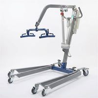Portable Hydraulic Patient Lift for Home Use - 6 Point Spreader - with Electric Upgrade - Expandable Base, Compact — Studio Shot