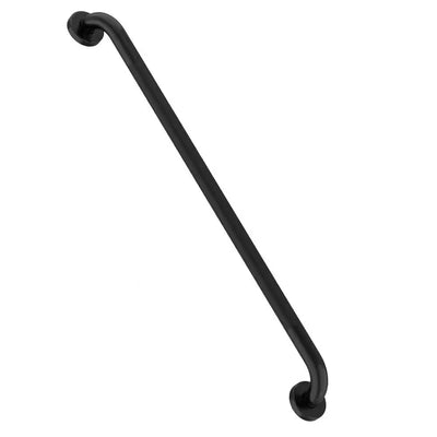 36 In. anti Slip Shower Grab Bar in Black, Knurled Bathroom Grab Bar, Safety Hand Rail Support for Handicap Elderly