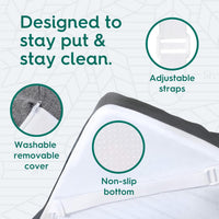 Full Size 3 Inch Mattress Topper Super, Thick Cooling Gel & Copper-Infused Memory Foam for College Dorm, Pressure Relief, Removable Washable Cover, Certipur-Us Certified (Full 3")